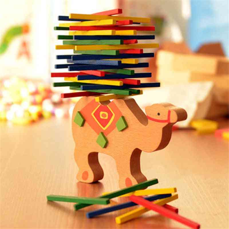 Wooden Building-blocks Balance Toy, Domino Stacker