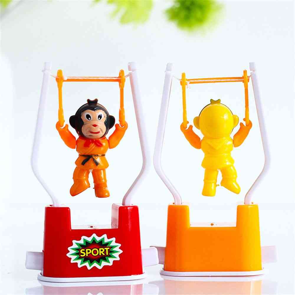 Zabawna kreskówka nowa nakręcana zabawka, kreatywna specjalna małpa zwierzę artystyczna gimnastyka zabawka dla dzieci prezenty dla dzieci dla noworodka (losowo) -