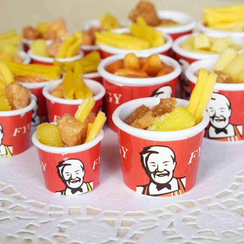 Miniature Fast Food Buckets For Kids - Kitchen Pretend