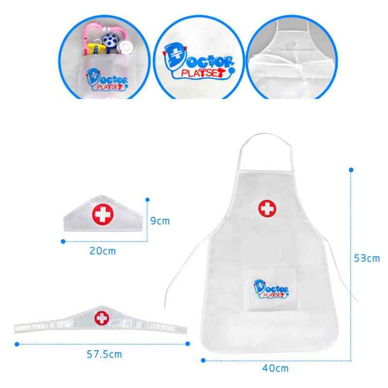 Pretend Play Doctor Clothing For Role Play (white)