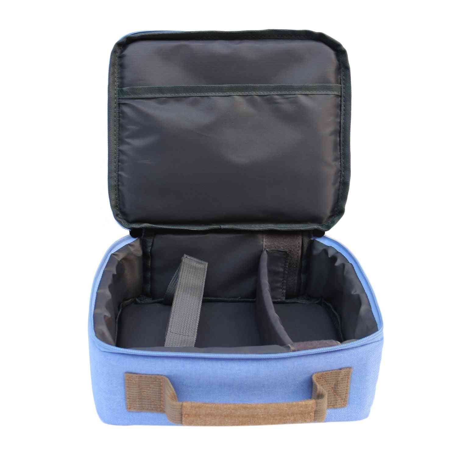 Portable Scratchproof, Shockproof Canvas Storage, Carry Bag, Handbag Case For Selphy Cp910 1200 Mini Printer Projectors