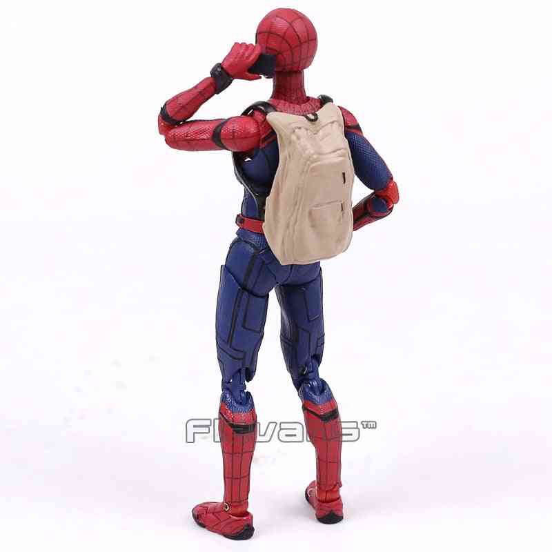 Shf Spider Man Homecoming, The Spiderman Pvc Action Figure Collectible Model Toy