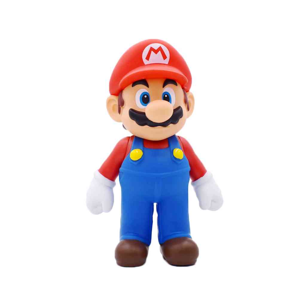 8-15cm Super Mario Figurines Jouets - Mario Bros Bowser Luigi Koopa Yoshi Mario Maker Odyssey PVC Action Figure Modèle Poupées Jouets Cadeau - A