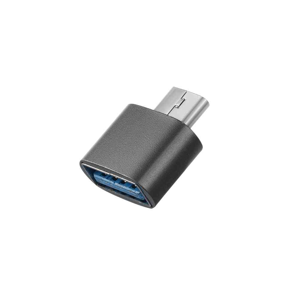 Metal Usb-c 3.1 Type C To Usb 3.0 Otg Converter Adapter For Android Smartphones Type C Otg Adapter