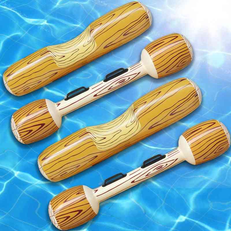 4 stycken joust pool float game uppblåsbara vattensport stötfångare leksak för vuxna barn fest gladiator flotte kickboard piscina - 98x60x60cm