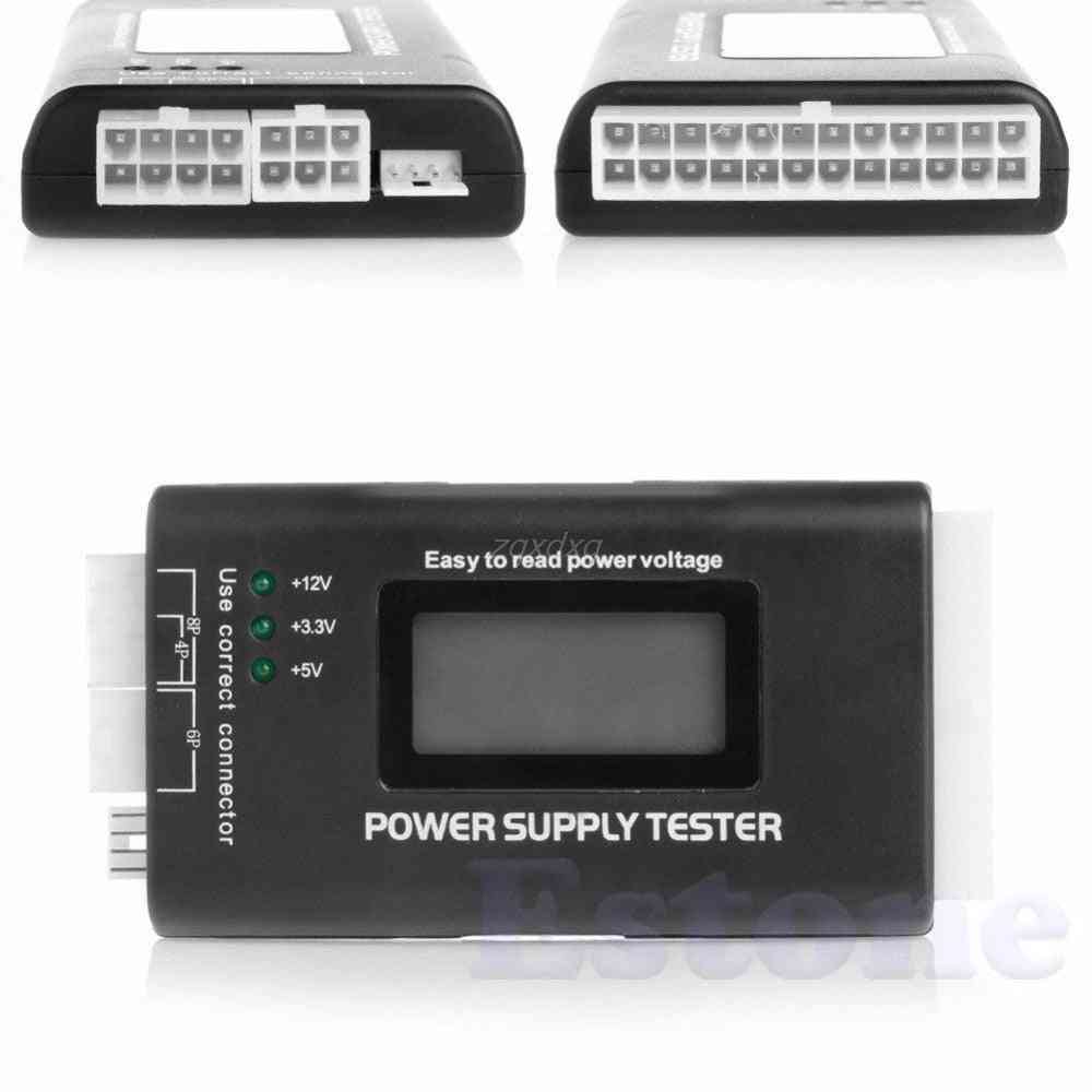 Power Supply Tester - Lcd Pc Computer Psu/atx/btx/itx/sata/hdd