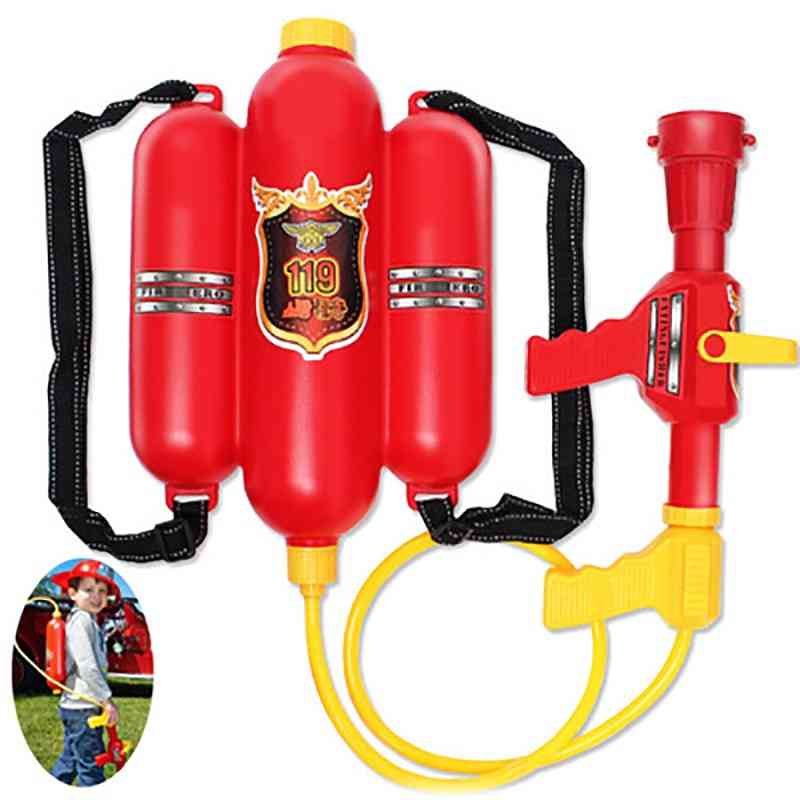Children Backpack Water Gun, Fireman Extinguisher Toy Air Pressure Water Gun