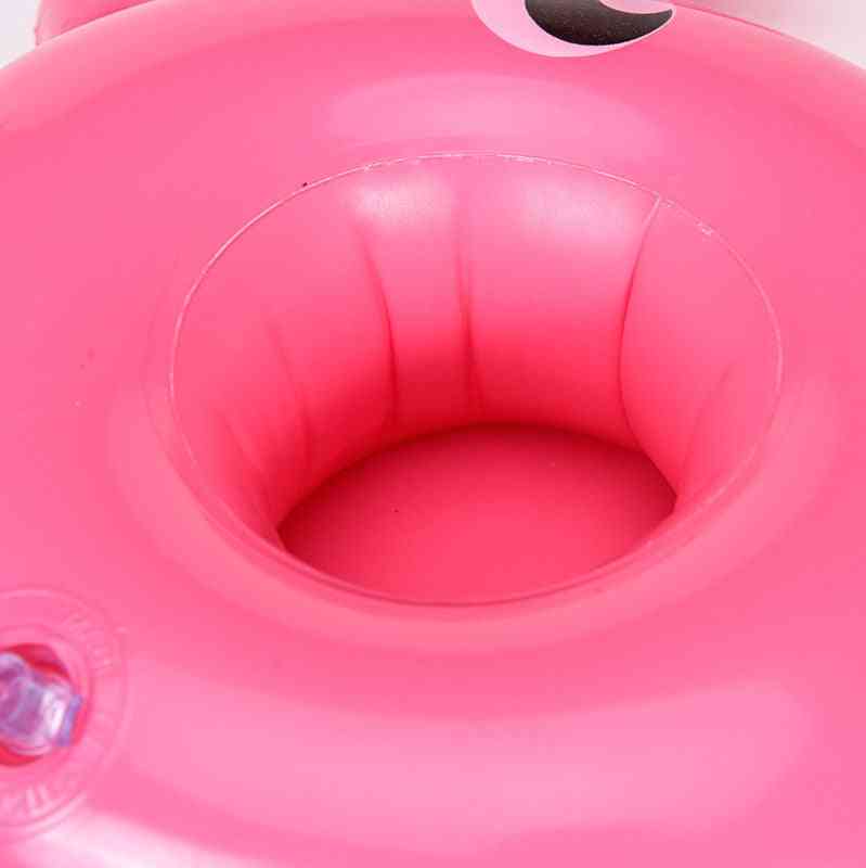 1 pz granchio portabevande galleggiante giocattolo piscina zattere- gonfiabile galleggiante estivo festa in spiaggia bambini (rosa) -