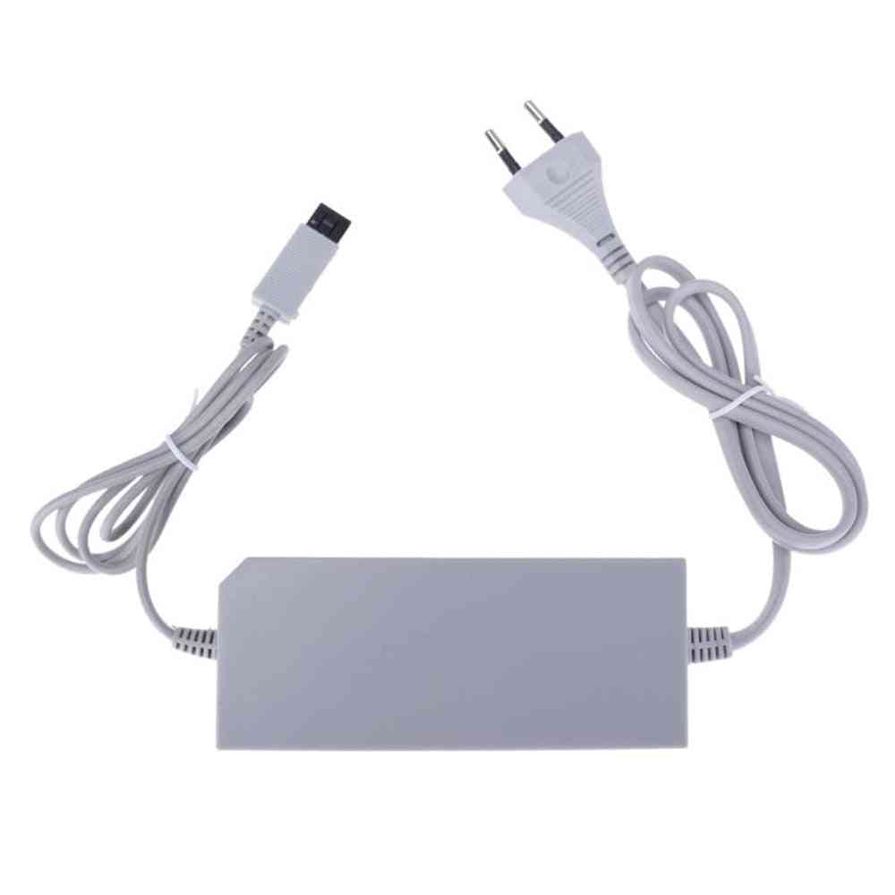 Adapter Charger For Nintendo Wii, Game Console Controller Charging Cable - Eu Plug Power Supply
