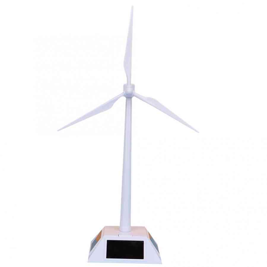 Windmill Model Building Kit Toy For Kids - Diy Solar Powered Pinwheel For