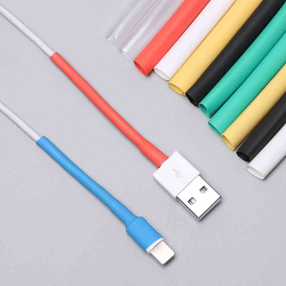 Usb Charger Cord Wire Organizer - Heat Shrink Tube Sleeve Cable Protector Saver Cover