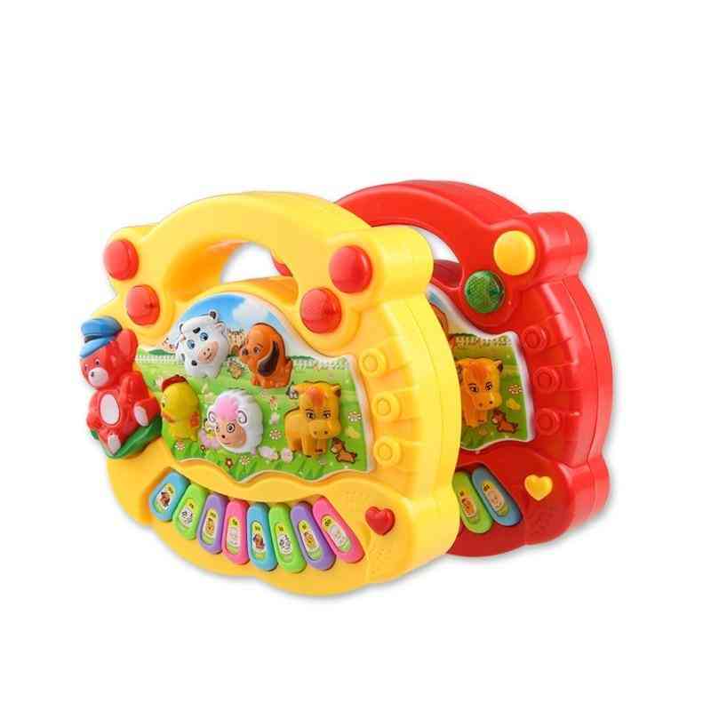 2 Types Farm Animal Sound Kids Piano Music Toy - Musical Animals Sounding Keyboard Piano Baby Playing Type Musical Instruments