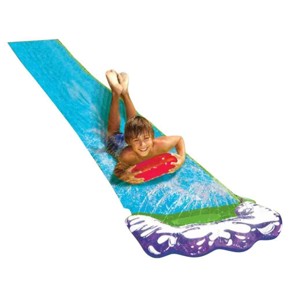 Single Water Slide Pvc Inflatable Fun Outdoor Lawn Backyard Spray Pools Summer
