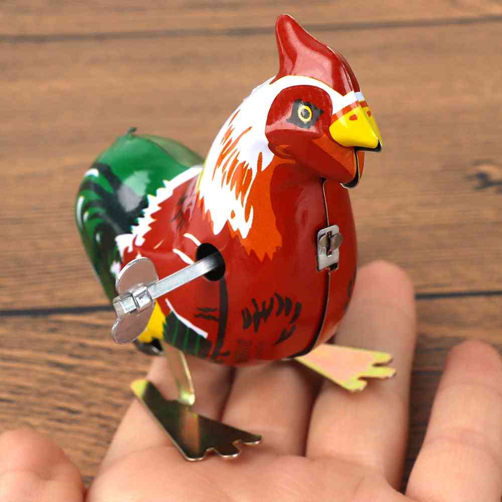 Cartoon Cock Animal Clockwork Wind Up - Early Educational Toy Unisex For
