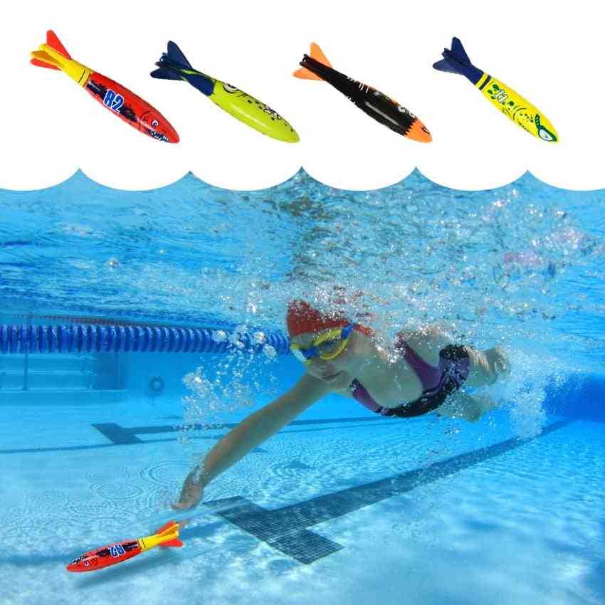 Hot Summer Shark Rocket Throwing Toy - Swimming Pool Diving Game