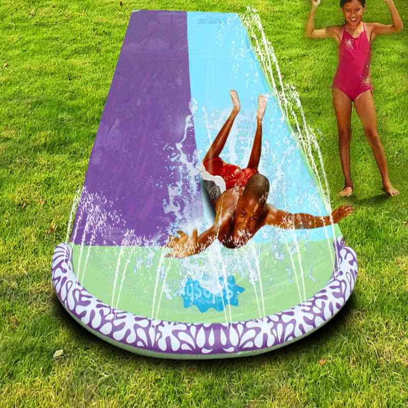 Obrovský vodný šprint šmykľavka zábava trávnik bazén pre deti