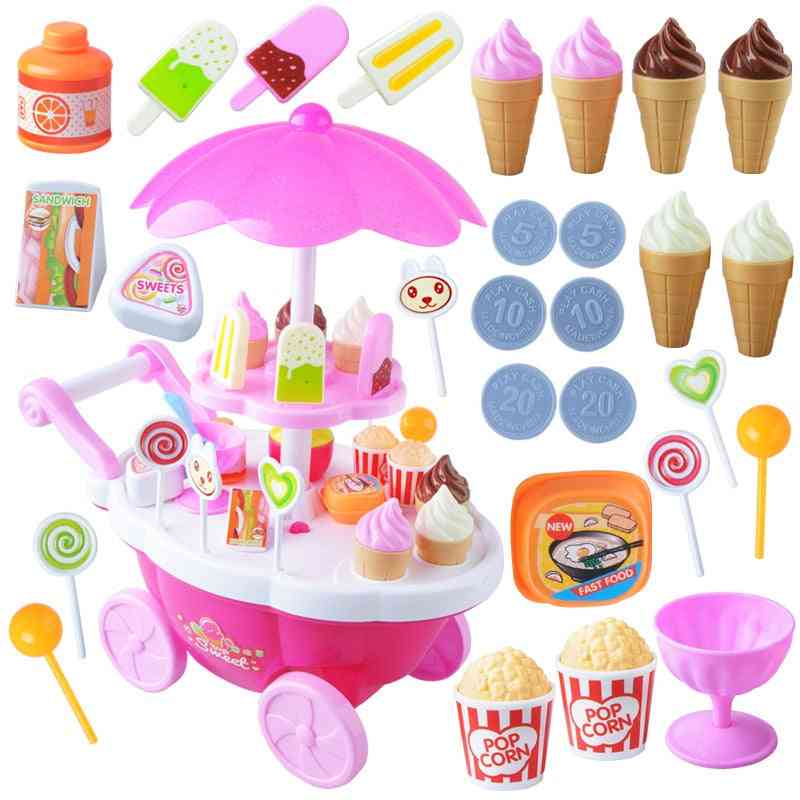 Eis Süßigkeiten Trolley Haus spielen Spielzeug Spiel für Kinder - 30 Stk