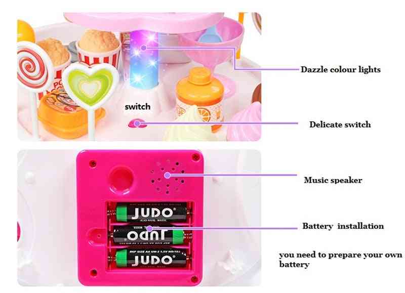 Eis Süßigkeiten Trolley Haus spielen Spielzeug Spiel für Kinder - 30 Stk