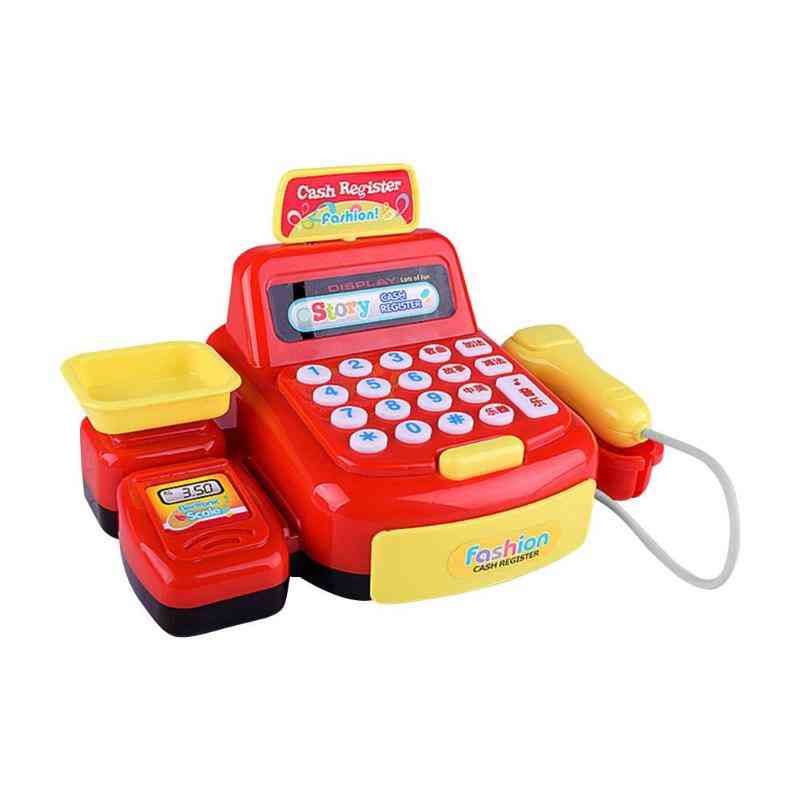Simulated Supermarket Checkout Counter - Role Cashier Cash Register Toy