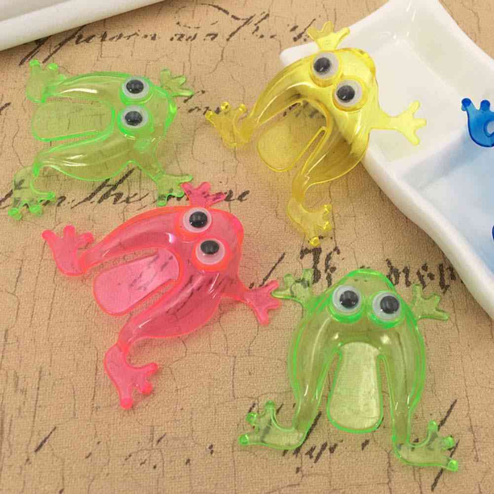 10pcs Mini Jumping Frog Toy - Finger Pressing Game