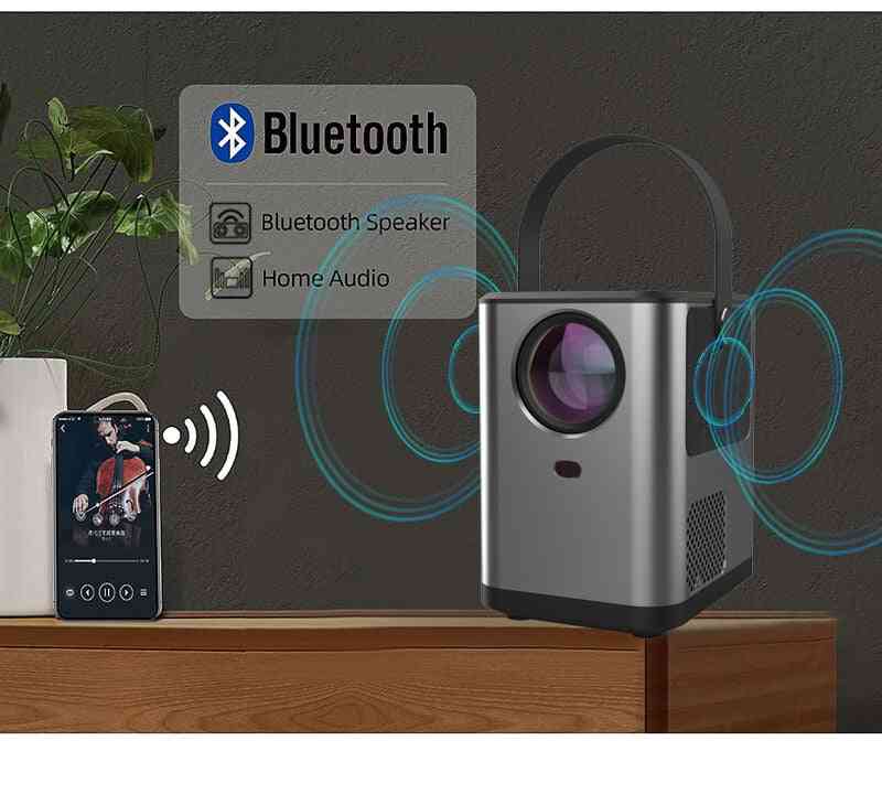 Najnowszy przenośny projektor kina domowego inteligentny projektor bluetooth wifi -