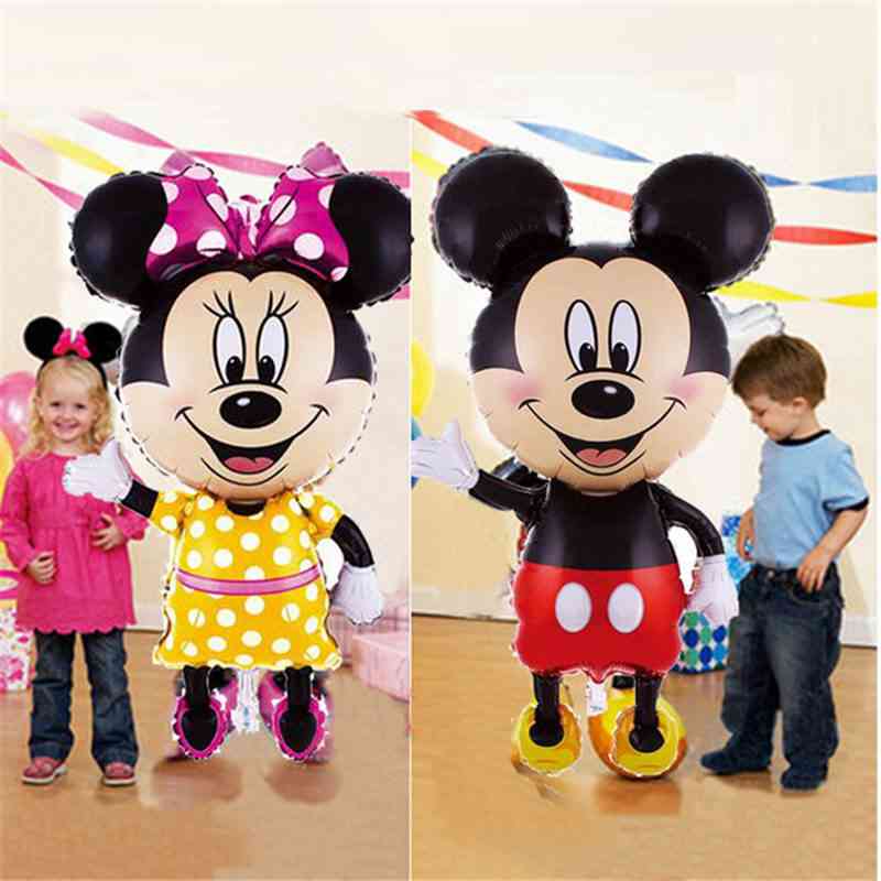 112cm Disney Mickey Minnie Spielzeug Luftballons - Geburtstag Hochzeit Party Dekoration Luftballons Kidsclassic Spielzeug - a