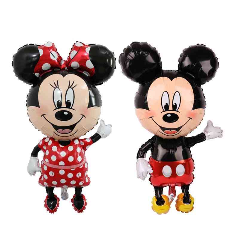112cm Disney Mickey Minnie Toys Balloons - Fødselsdag Bryllupsfest Dekoration Air Balloons Kidsclassic Legetøj - A.