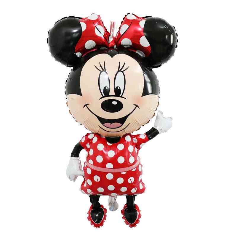 112cm Disney Mickey Minnie Toys Balloons - Fødselsdag Bryllupsfest Dekoration Air Balloons Kidsclassic Legetøj - A.