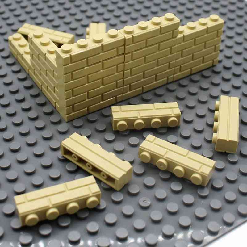 Marumine moc mursten vægterning huser byggesten - tilbehør samler partikler kompatibelt DIY legetøj - 1