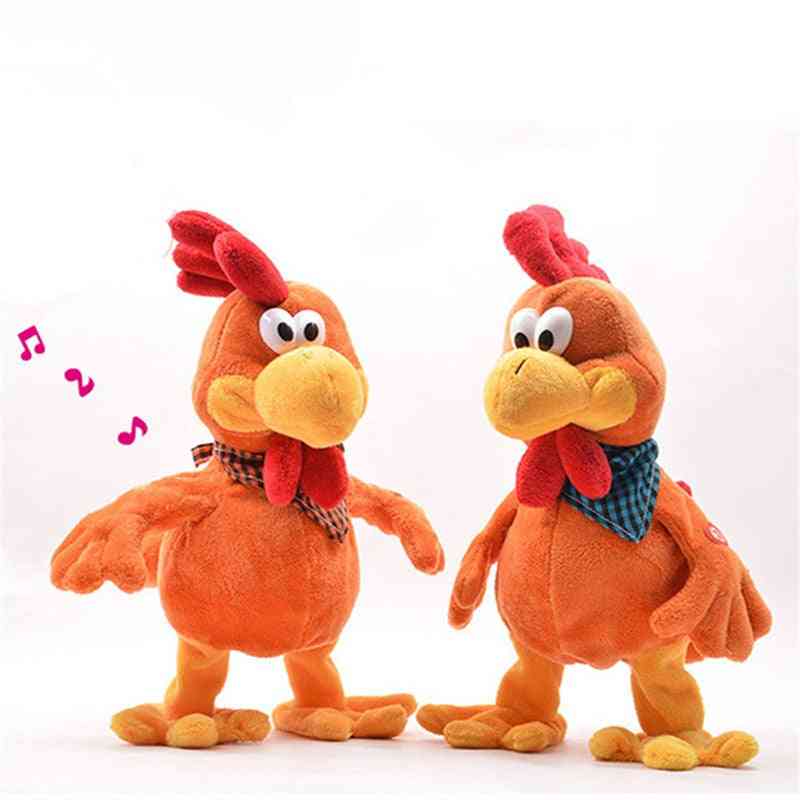 En sjov hane, dansende sang musikalsk kylling elektronisk kæledyr fjernbetjening legetøj interessant fødselsdagsgave til børn - kylling