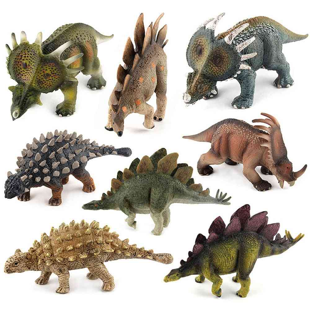 8 stilova velikih dimenzija igračkih dinosaura iz divljeg života, set igračaka iz plastike, svjetski park, dinosaurus, akcijske figure djeca dječak