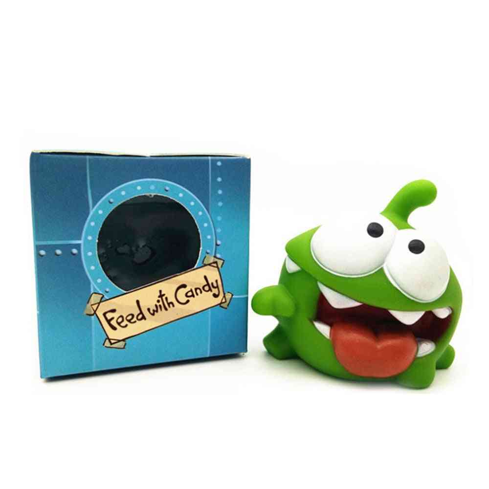 Mung bean frog cut rope frog muñeca de dibujos animados pellizco llamado decoración del hogar juguete de dibujos animados de plástico (1pcs al azar)
