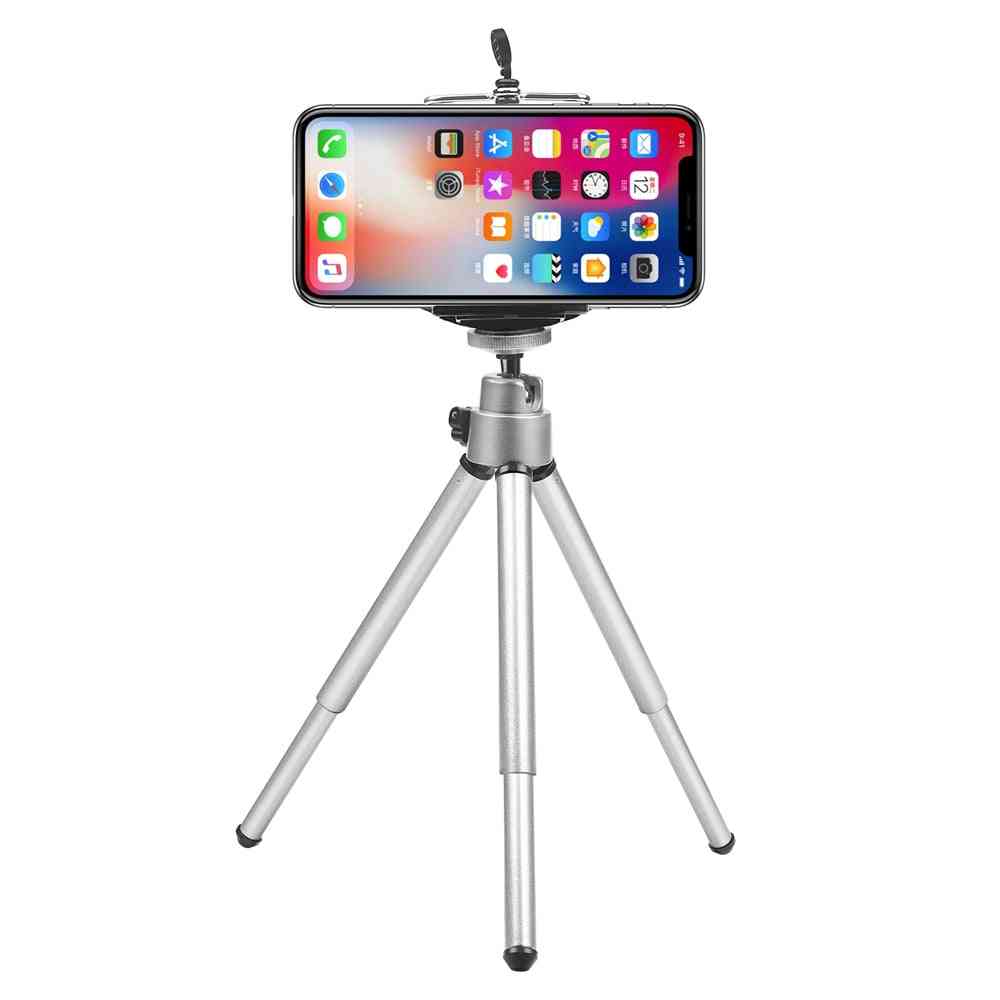 Mini-flexible-tripod With Phone Clip-stand For Mobile Phone
