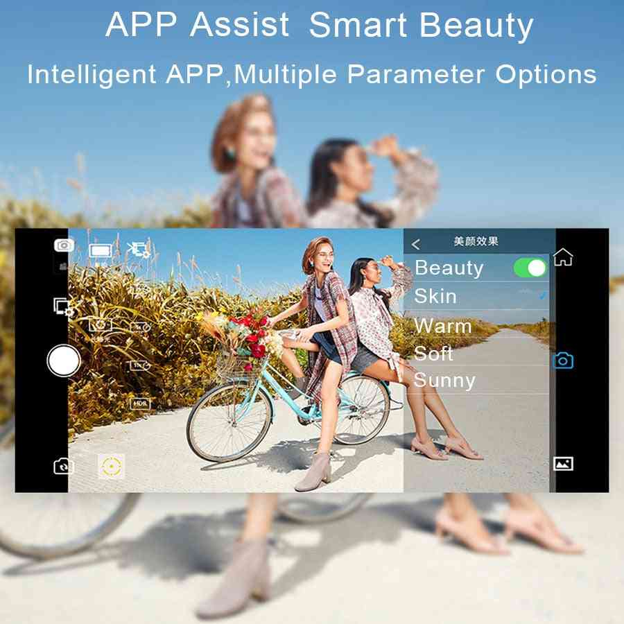 Stabilisateur 3 axes 3 Stabilisateur de cardan pour smartphone portable pour iPhone Gopro 7 6 5 Caméra d'action SJCAM Eken Yi - Option 1