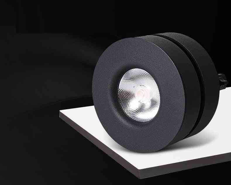 Ultradünner LED-Scheinwerfer moderner Mode - Drehung um 355 Grad - 7w 3000k / schwarz