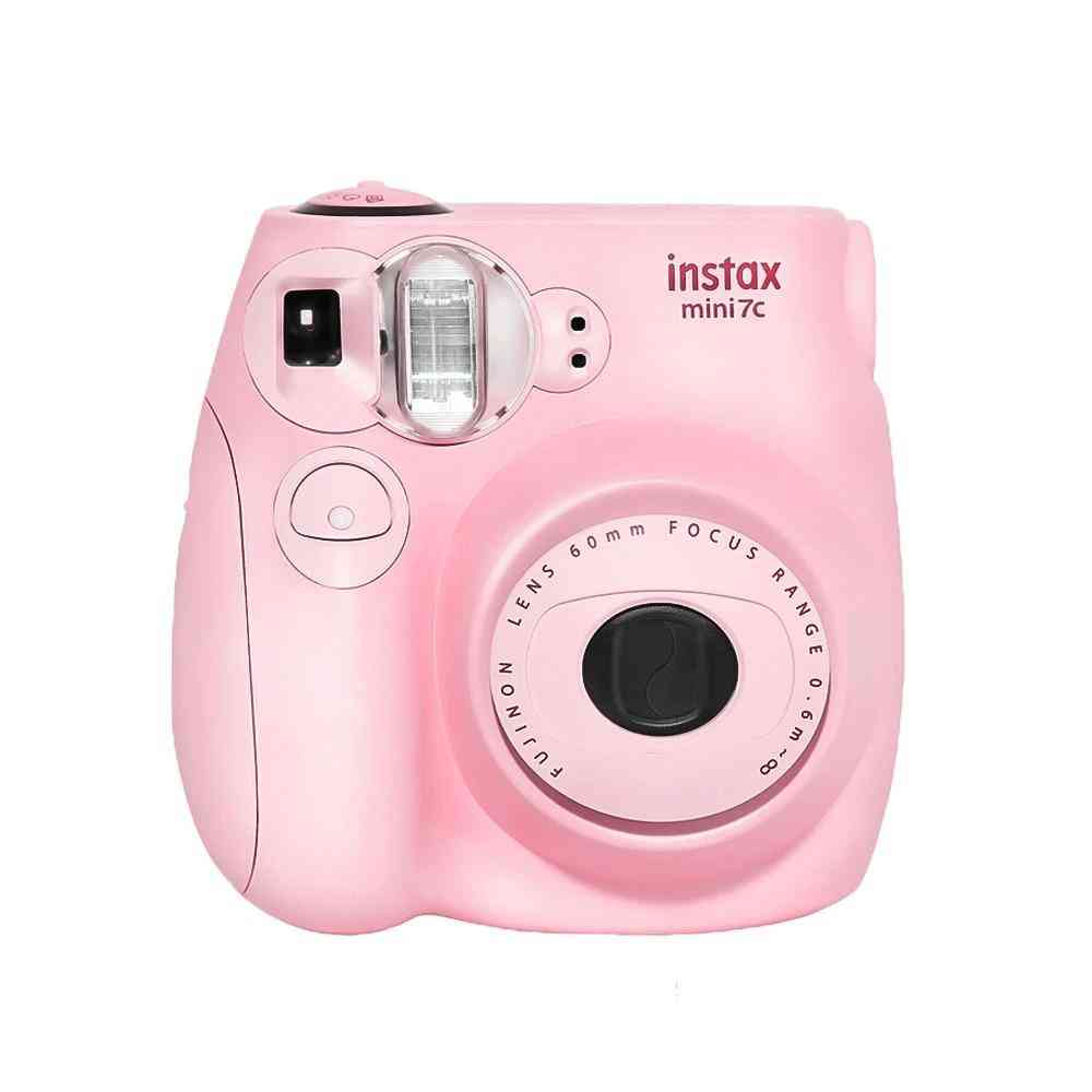 2 farve film instax mini 7c kamera kaffe og lyserød farve til polaroid  øjeblikkelig fotokamera film (
