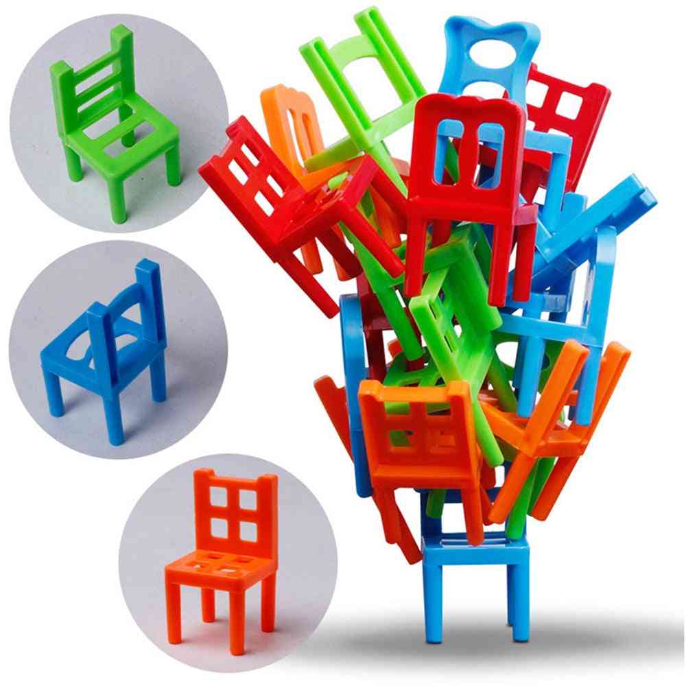 Nieuw familiebord balans stapelstoelen kantoorspel, educatief speelgoed voor kinderen -