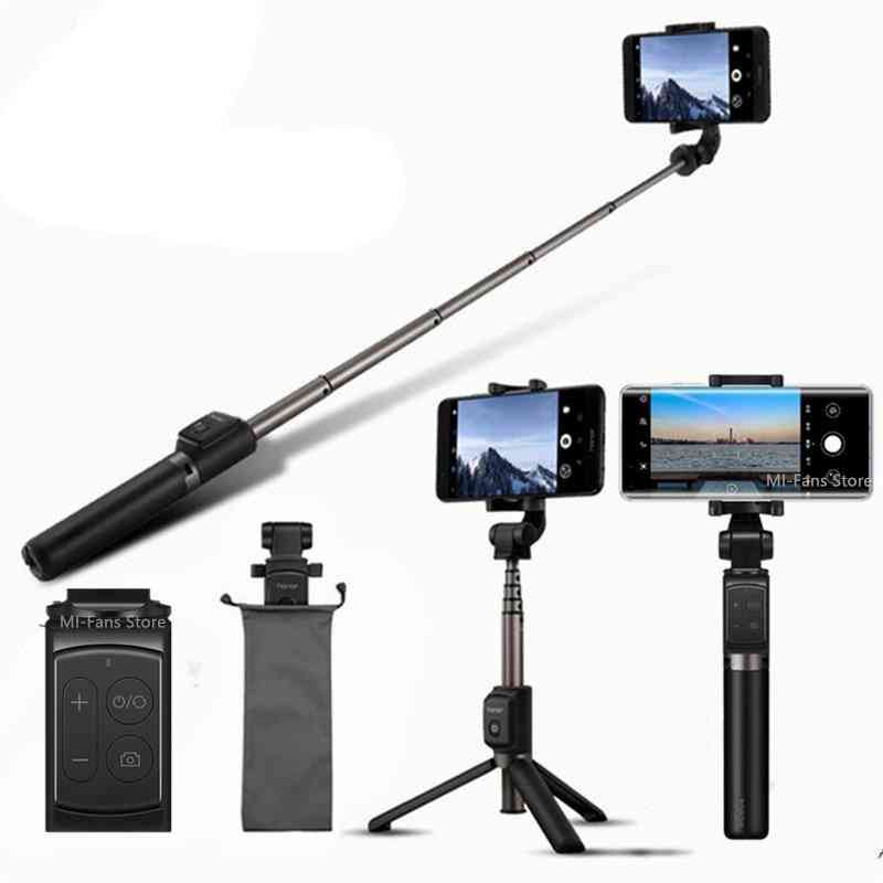 Huawei honor af15 / pro bluetooth selfie-stick, treppiede portatile con controllo wireless monopiede palmare per telefono ios / xiaomi - af15 pro aggiungi borsa