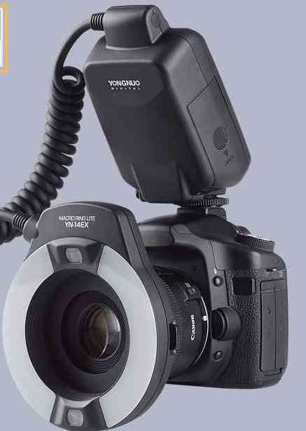 Yn-14ex Ttl Led Macro Speedlite Ring Flash Light For Canon 5d-mark-ii 5d-mark-iii/6d/7d/60d/70d/700d/650d
