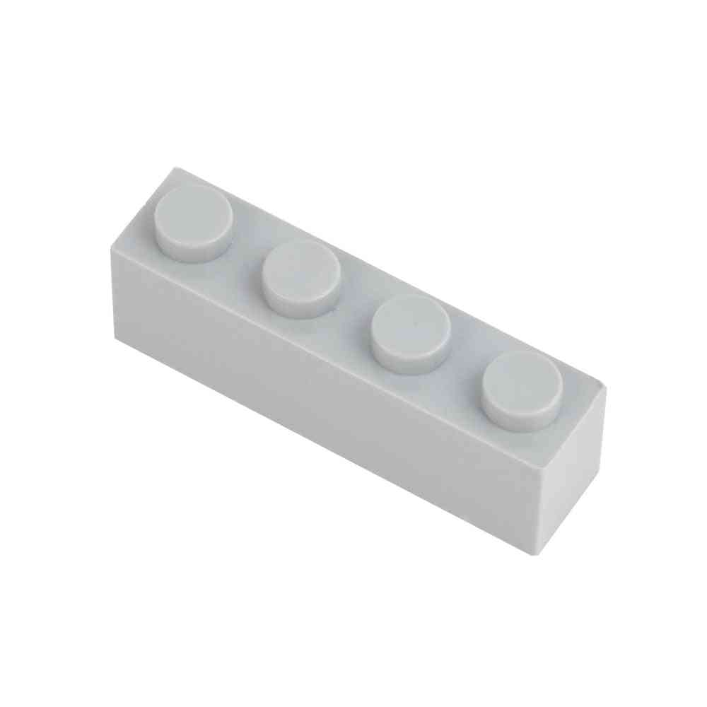 1x4 pequeno bloco de construção pixel- diy high bricks 65pcs para legoss brinquedo educacional multicolor presente para crianças - preto-65pcs