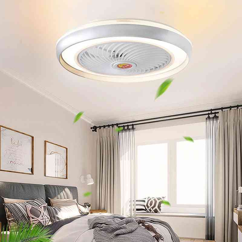 Ventilatore da soffitto intelligente con luci a led e telecomando - app mobile wifi per soggiorno