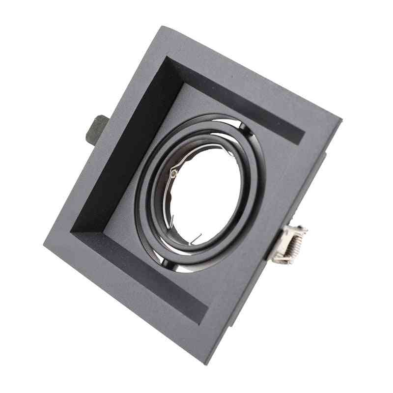 Square Shape, Embedded, Single/double Head-holder For Ceiling Spotlight