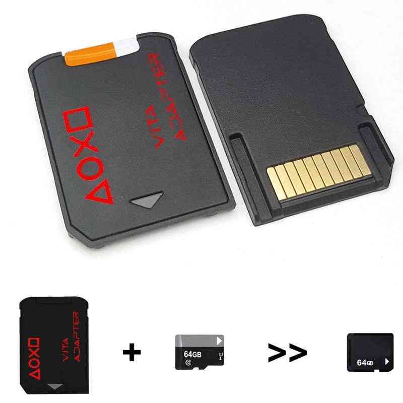 Sd2vita versie 3.0 voor psvita game card naar micro sd-kaart adapter voor ps vita 1000 2000 voor playstation vita r45 -
