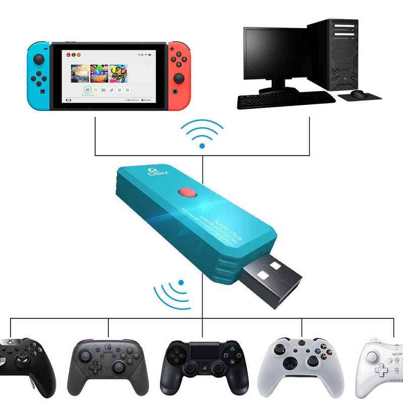 N100plus Ns Wireless Adapter, Bluetooth Game Controller Converter