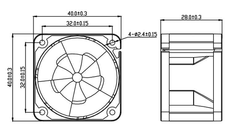 12v pwm 4028 hladilni ventilator 40mm 40 * 40 * 28 hitri industrijski strežniški inverterski hladilni ventilator