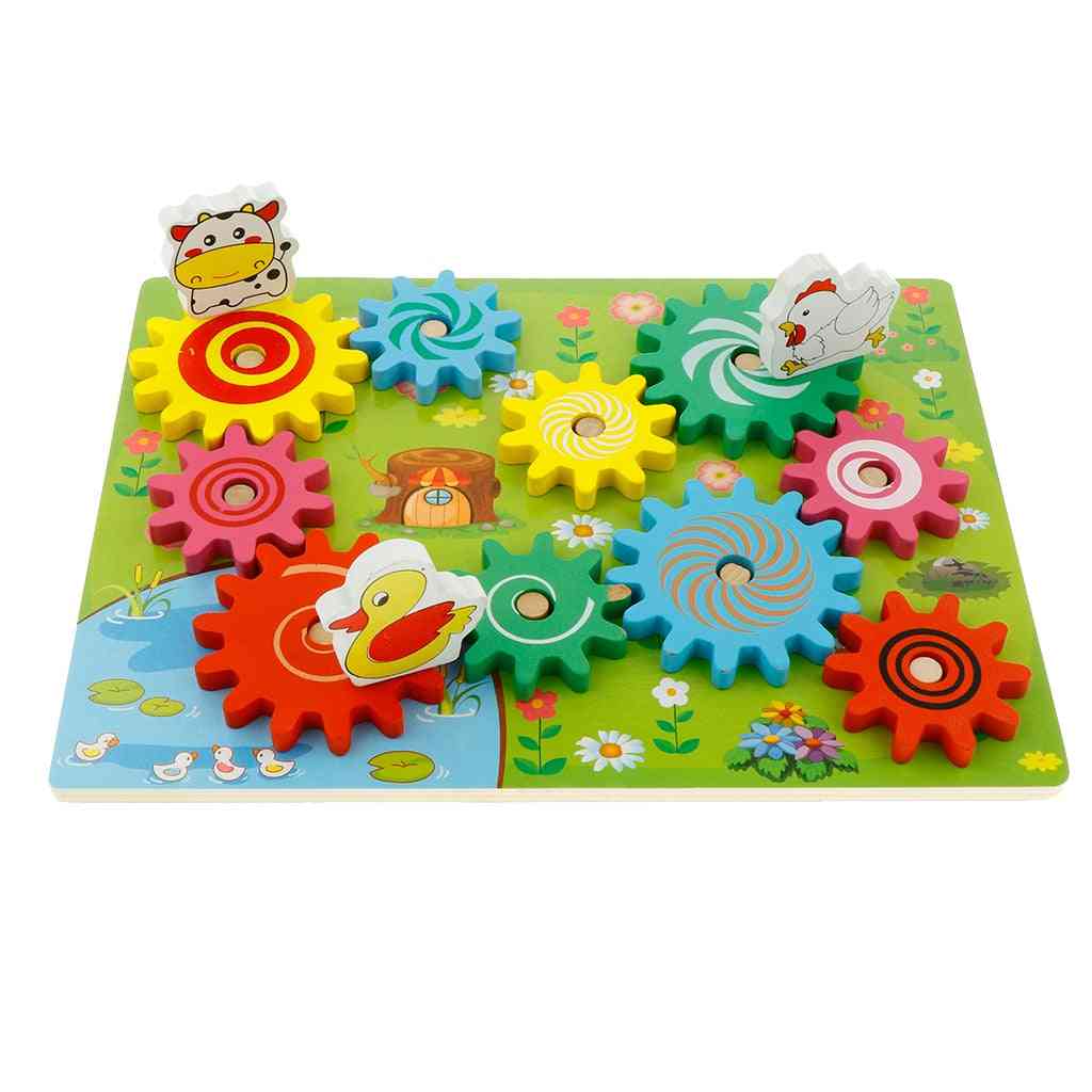 Building Block Gears Puzzle Bricks For Educational Game