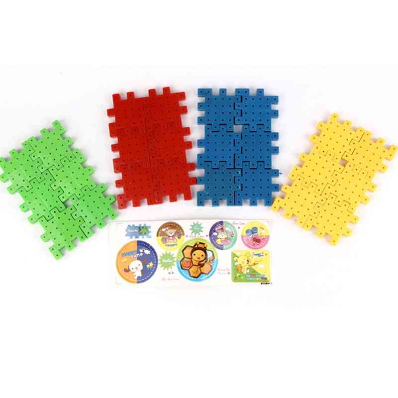 Educational 3d Building Blocks For- Colorful Electric Gears Building Kits