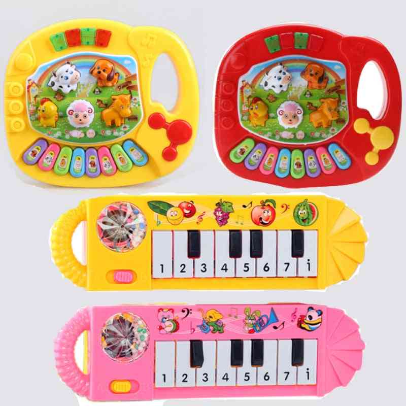 Baby piano musikk leketøy baby - musikalsk pedagogisk utviklings leker for barn gave til barn - tilfeldig farge1