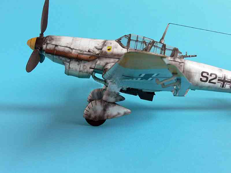 Diy 3d Paper-card, Model Building Sets - Military Aircraft Construction
