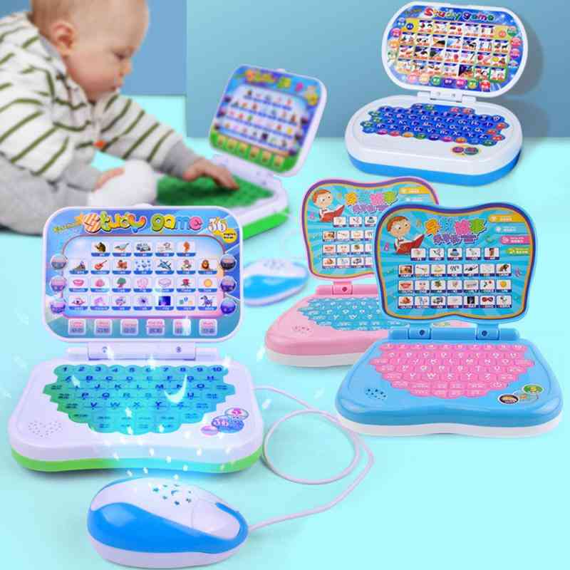 Baby læring laptop legetøj til tidlig uddannelse - tegneserie mobiltelefon mobiltelefon baby legetøj - 07